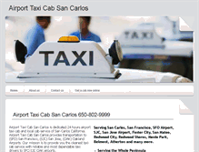 Tablet Screenshot of airporttaxicabsancarlos.com